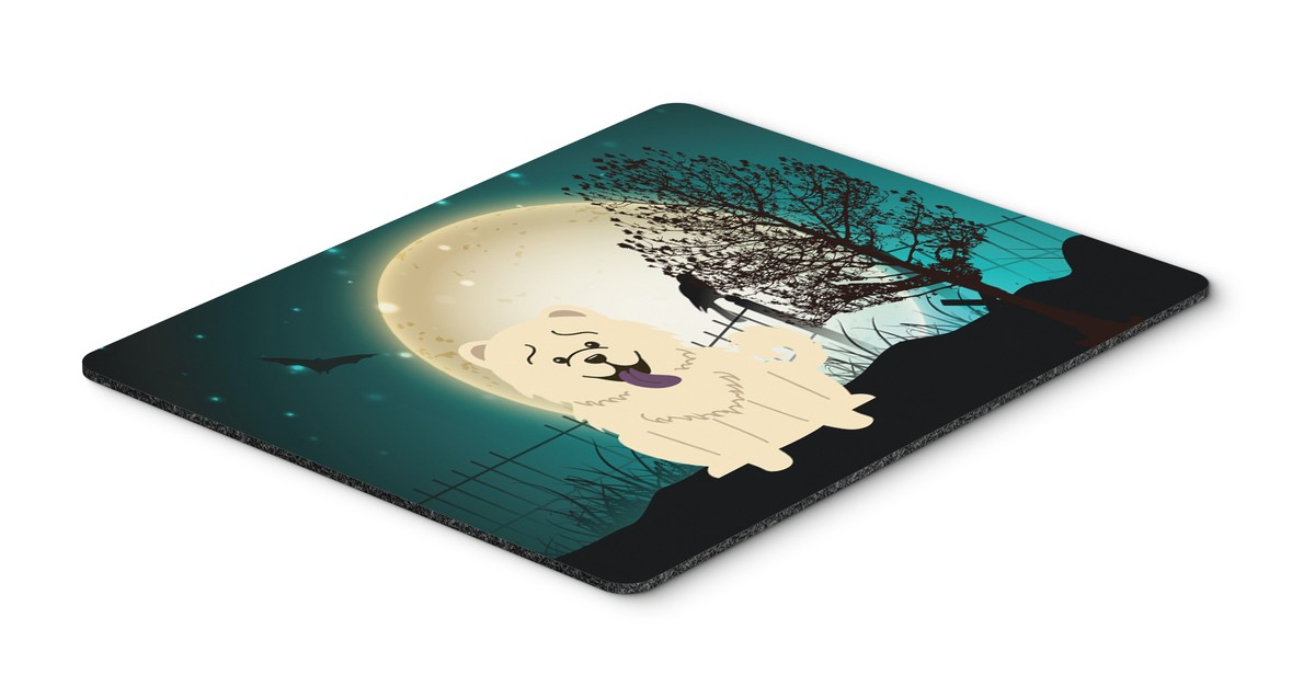 Carolines Treasures BB2330MP Halloween Scary Chow Chow White Mouse Pad Hot Pad or Trivet Carolines Treasures BB2330MP Halloween Scary Chow Chow White Mouse Pad Hot Pad or Trivet