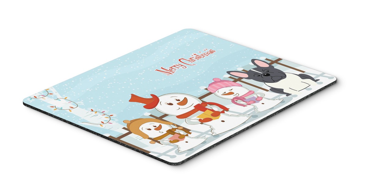 Carolines Treasures BB2343MP Merry Christmas Carolers French Bulldog Black & White Mouse Pad Hot Pad or Trivet Carolines Treasures BB2343MP Merry Christmas Carolers French Bulldog Black & White Mouse Pad Hot Pad or Trivet