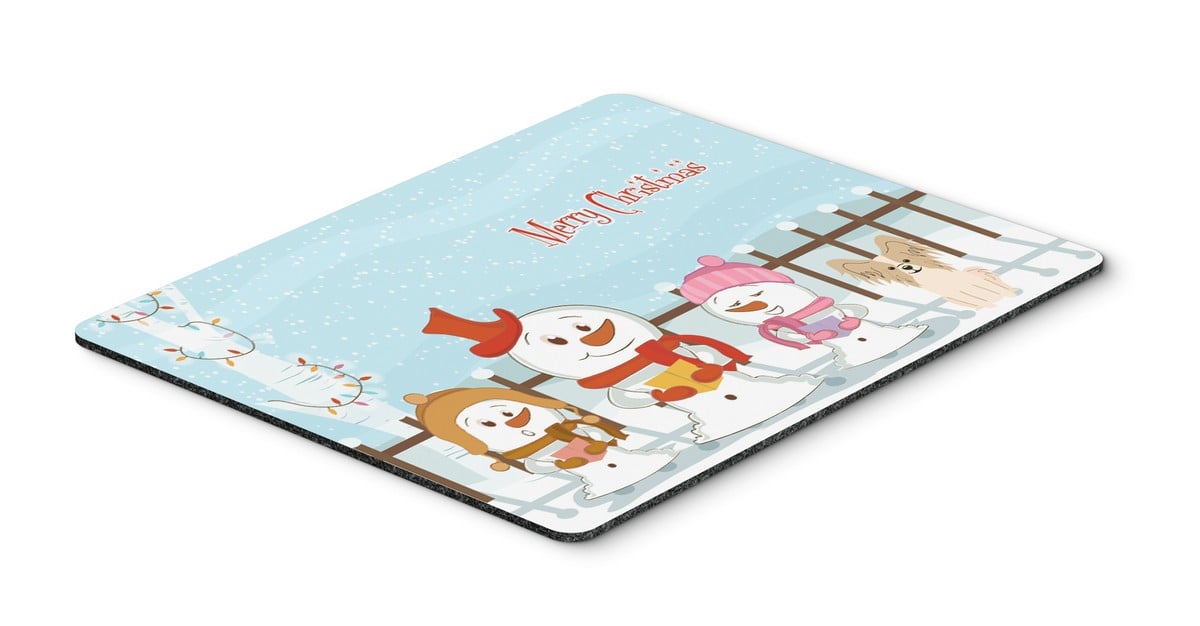 Carolines Treasures BB2408MP Merry Christmas Carolers Papillon Sable White Mouse Pad Hot Pad or Trivet Carolines Treasures BB2408MP Merry Christmas Carolers Papillon Sable White Mouse Pad Hot Pad or Trivet
