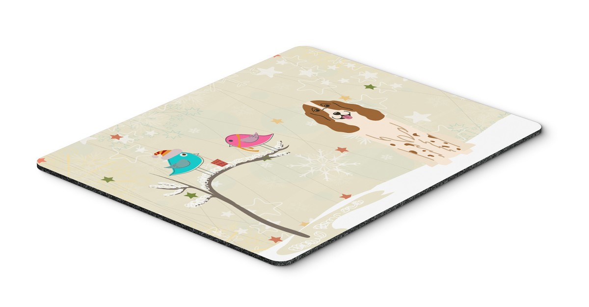 Carolines Treasures BB2503MP Christmas Presents Between Friends Russian Spaniel Mouse Pad Hot Pad or Trivet Carolines Treasures BB2503MP Christmas Presents Between Friends Russian Spaniel Mouse Pad Hot Pad or Trivet