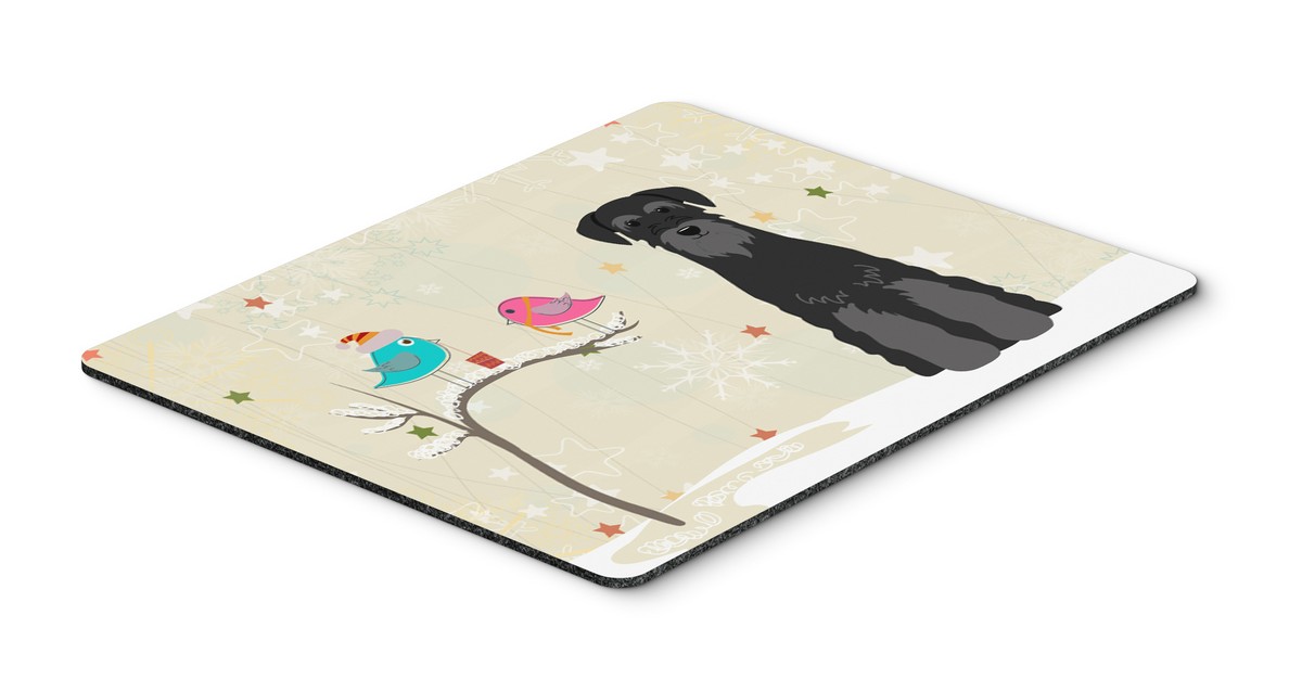 Carolines Treasures BB2504MP Christmas Presents Between Friends Standard Schnauzer Black Mouse Pad Hot Pad or Trivet Carolines Treasures BB2504MP Christmas Presents Between Friends Standard Schnauzer Black Mouse Pad Hot Pad or Trivet