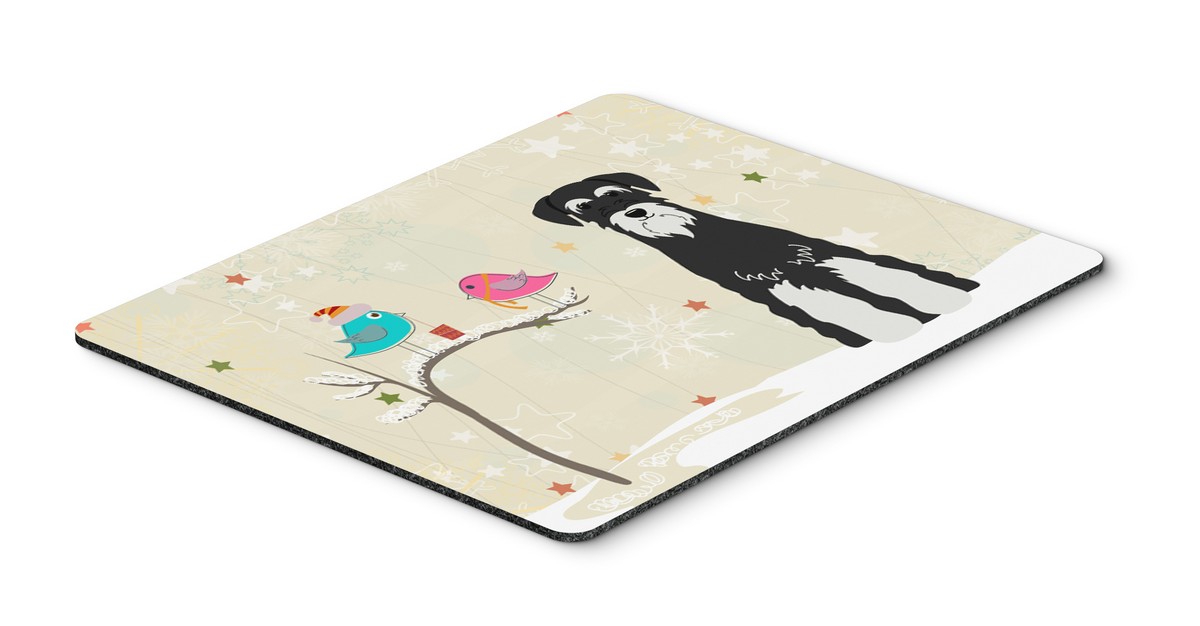 Carolines Treasures BB2505MP Christmas Presents Between Friends Standard Schnauzer Salt & Pepper Mouse Pad Hot Pad or Trivet Carolines Treasures BB2505MP Christmas Presents Between Friends Standard Schnauzer Salt & Pepper Mouse Pad Hot Pad or Trivet