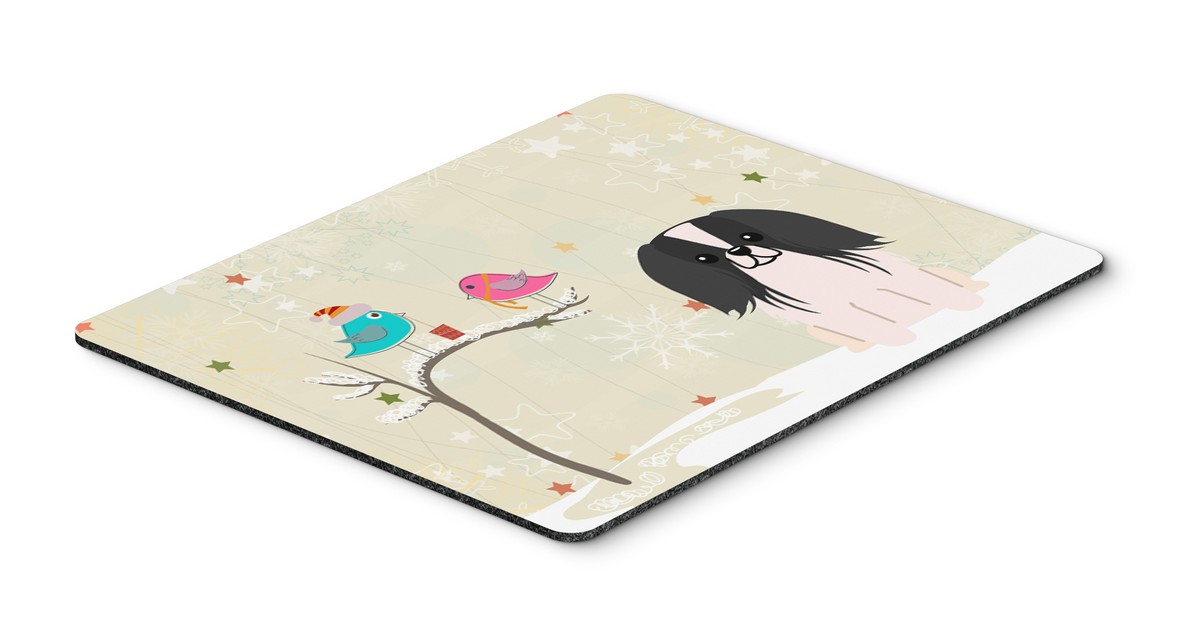 Carolines Treasures BB2577MP Christmas Presents Between Friends Pekingnese Black & White Mouse Pad Hot Pad or Trivet Carolines Treasures BB2577MP Christmas Presents Between Friends Pekingnese Black & White Mouse Pad Hot Pad or Trivet