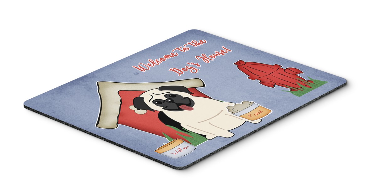 Carolines Treasures BB2758MP Dog House Collection Pug Cream Mouse Pad Hot Pad or Trivet Carolines Treasures BB2758MP Dog House Collection Pug Cream Mouse Pad Hot Pad or Trivet