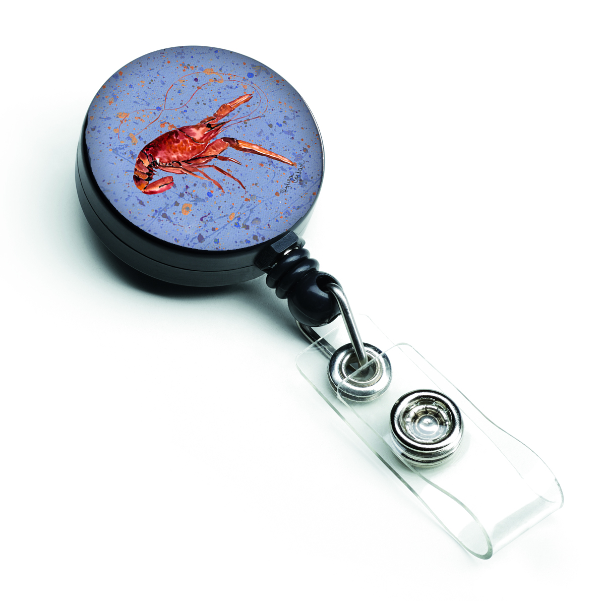 Carolines Treasures 8458BR Crawfish Retractable Badge Reel Carolines Treasures 8458BR Crawfish Retractable Badge Reel
