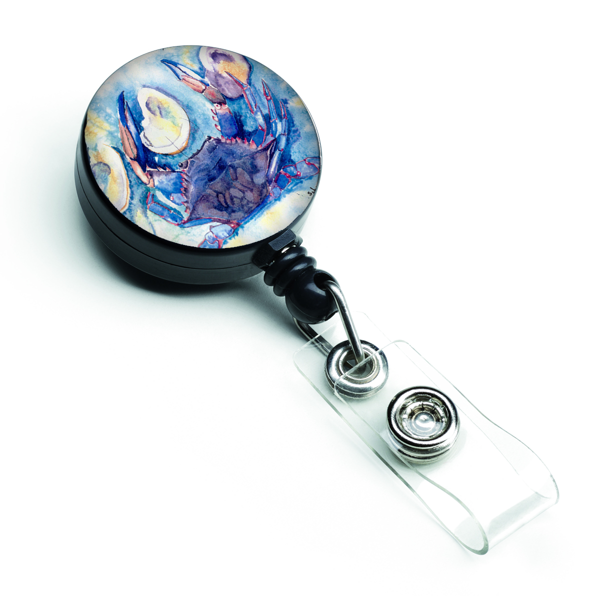 Carolines Treasures 8042BR Crab Retractable Badge Reel Carolines Treasures 8042BR Crab Retractable Badge Reel