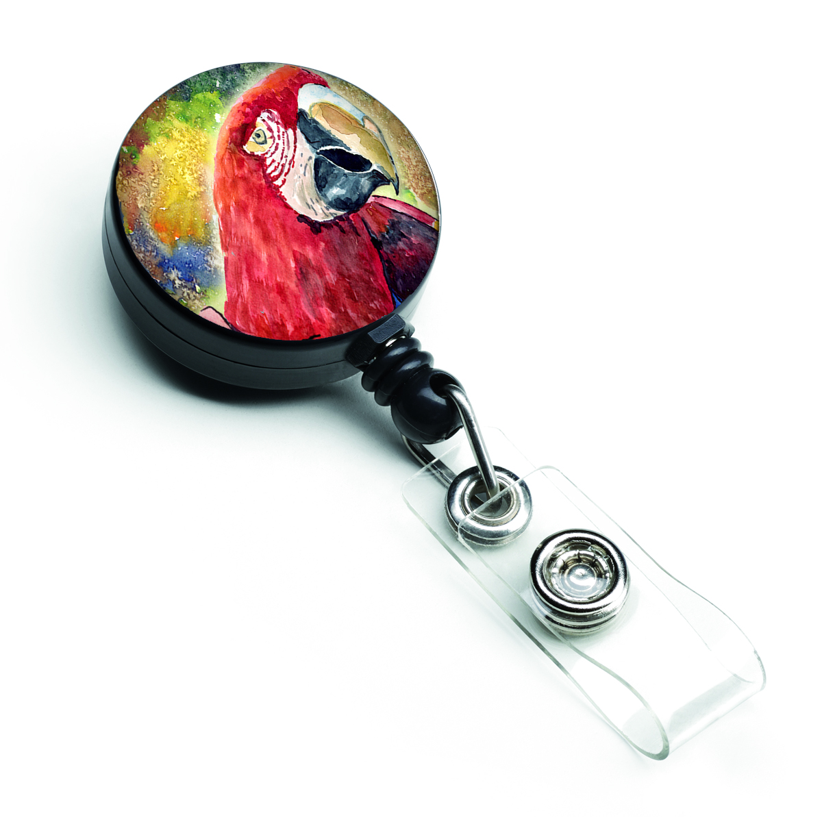 Carolines Treasures 8607BR Bird Parrot Retractable Badge Reel Carolines Treasures 8607BR Bird Parrot Retractable Badge Reel