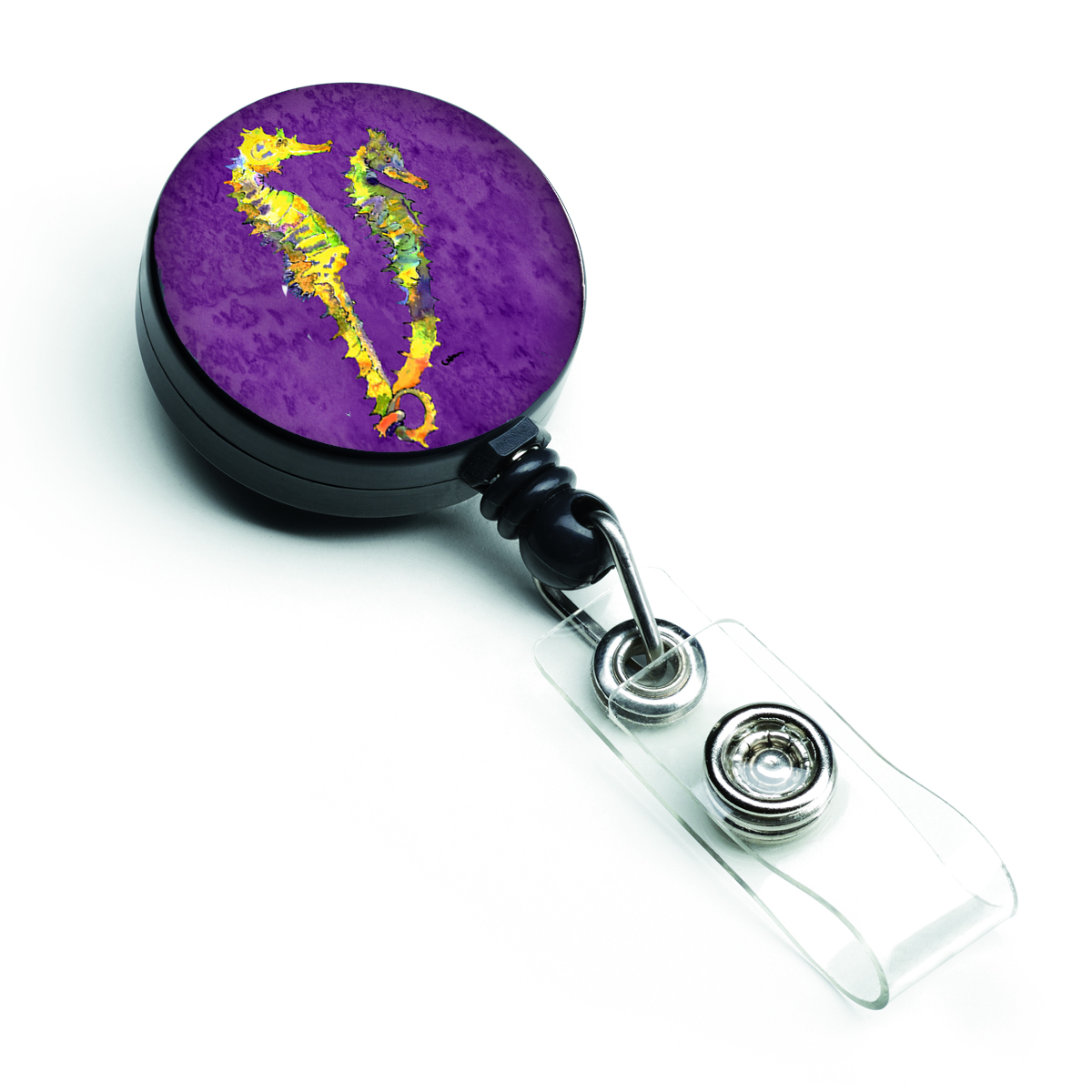 Carolines Treasures 8661BR Seahorse Retractable Badge Reel Carolines Treasures 8661BR Seahorse Retractable Badge Reel