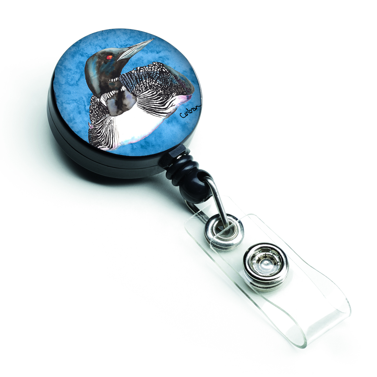 Carolines Treasures 8717BR Loon Retractable Badge Reel Carolines Treasures 8717BR Loon Retractable Badge Reel
