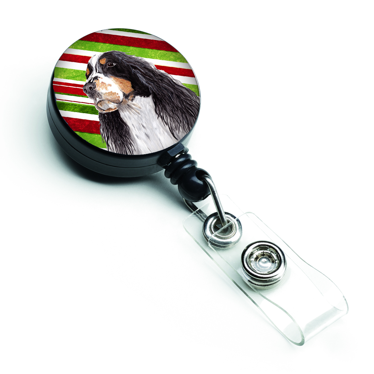 Carolines Treasures SC9321BR Springer Spaniel Candy Cane Holiday Christmas Retractable Badge Reel Carolines Treasures SC9321BR Springer Spaniel Candy Cane Holiday Christmas Retractable Badge Reel