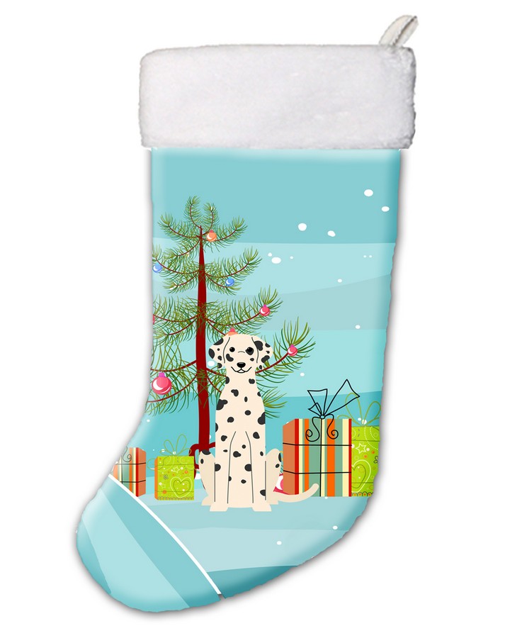 UPC 785578240026 product image for Merry Christmas Tree Dalmatian Christmas Stocking | upcitemdb.com