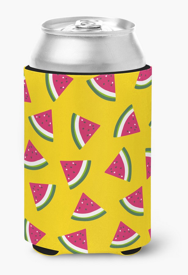 Bb5144cc Watermelon On Yellow Can Or Bottle Hugger