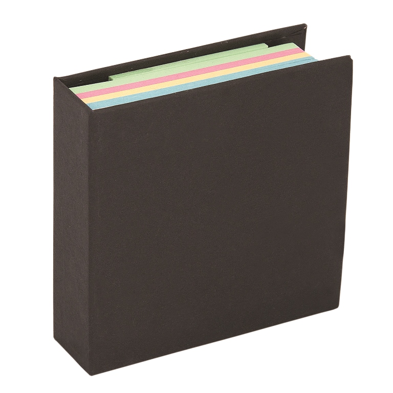 Ca6352 250 Sheet Memo Book With 125 Sticky Notes - Black - 12 Pack