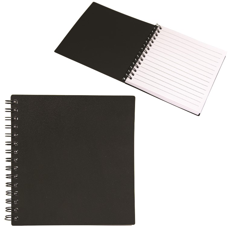 CA6540 Even Writer Square Notebook - Black