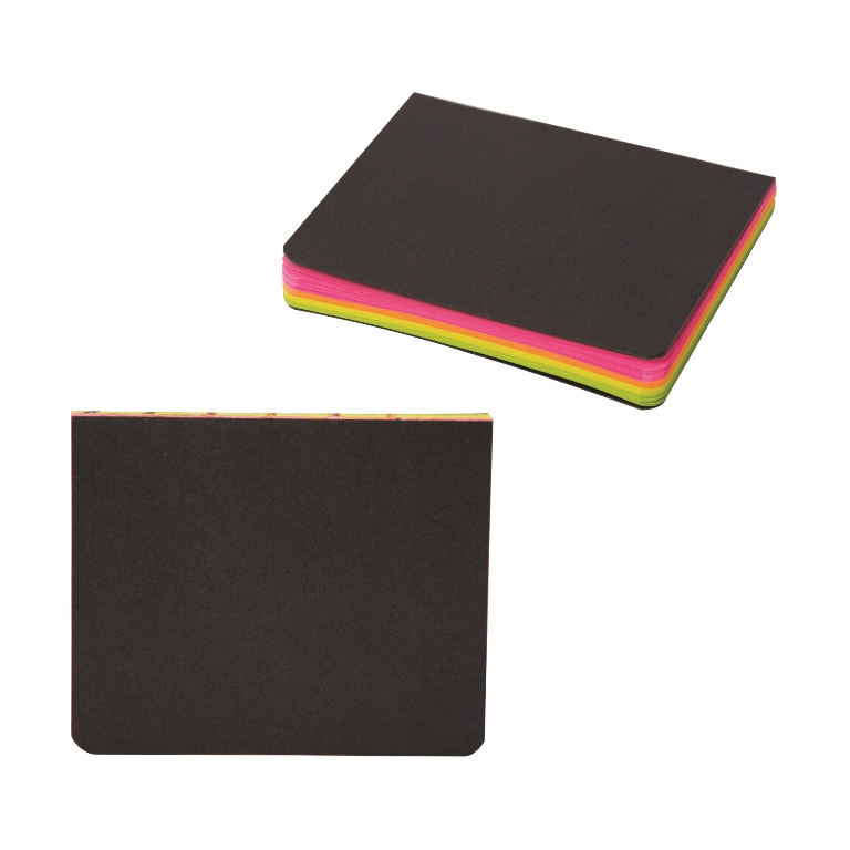 Jot Jot Go Colored Page Notebook - Black