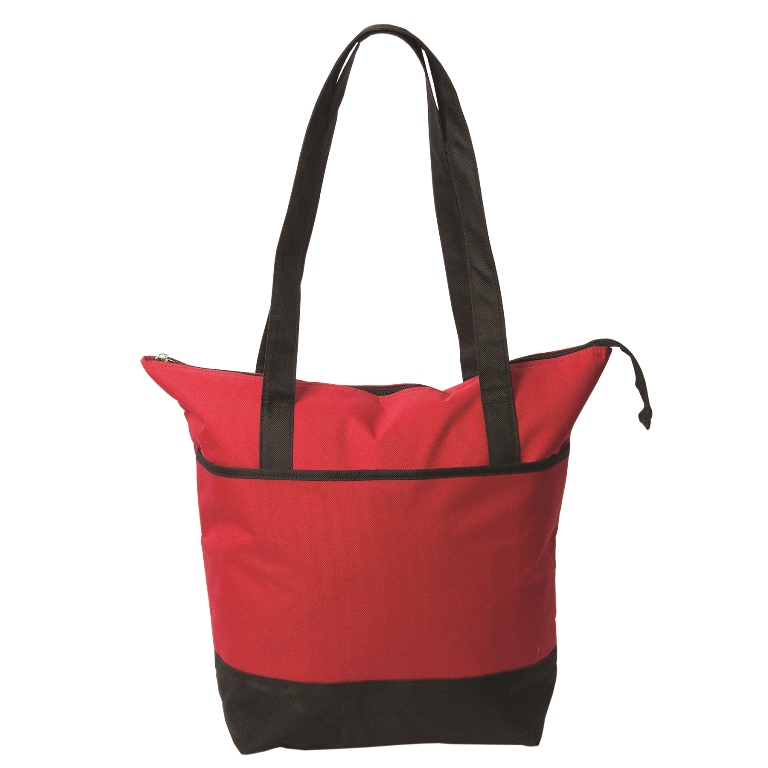 Cb5990 Carry Cold Cooler Tote Red Black - 12 Pack