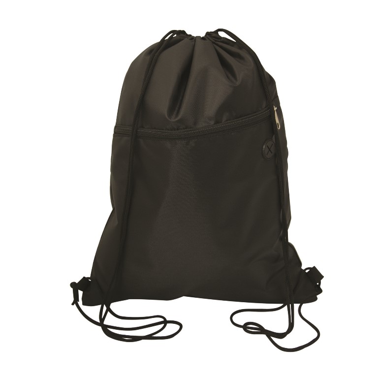 Cb9178 Akerley Insulated Drawstring Cooler Cinch - Black - 12 Pack