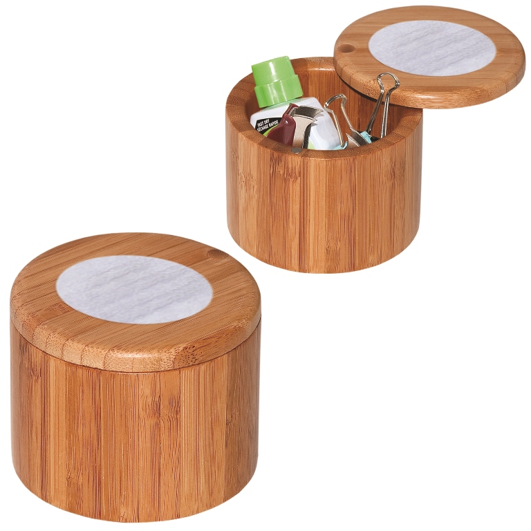 Da7259 Bamboo Canister - Natural - 12 Pack