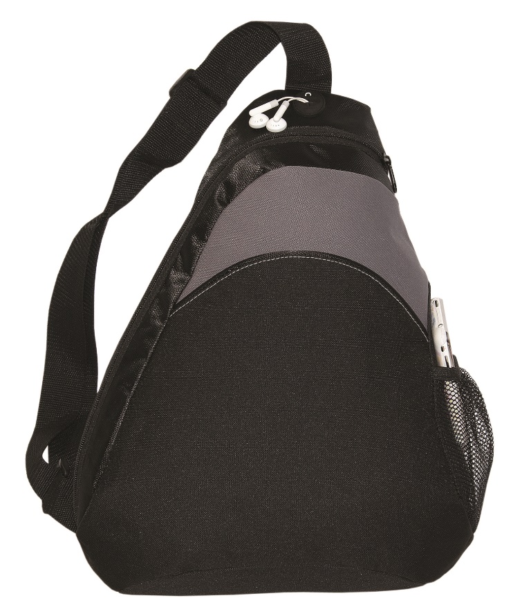 Kn7238 Cobalt Sling Backpack - Black / Black - 12 Pack