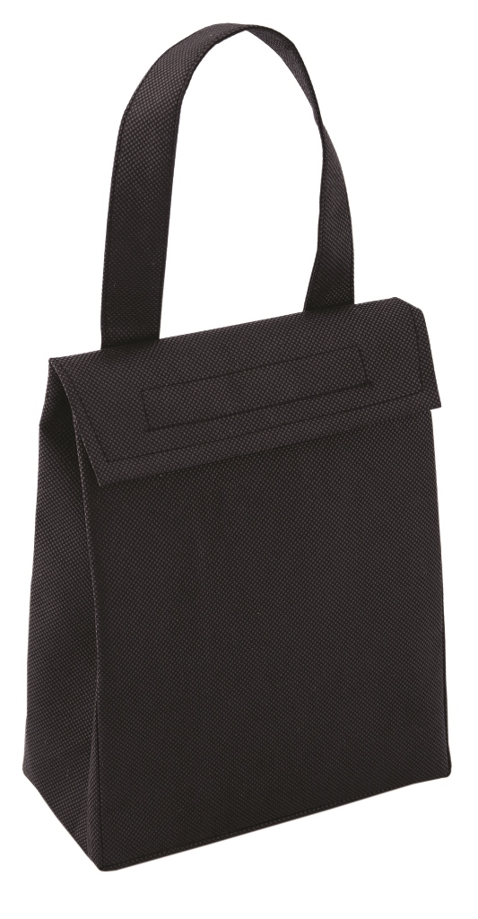 Nw5779 80 G Non Woven Lunch Bag Black - 12 Pack
