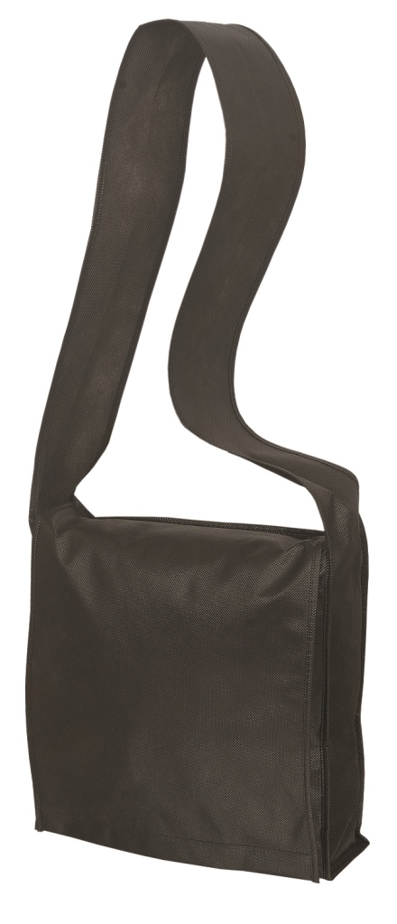 Nw6943 Non Woven Messenger Bag Black - 12 Pack