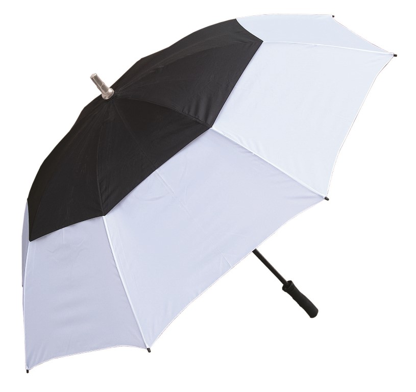 Ug708 30 In. Golf Umbrella Black White - 12 Pack