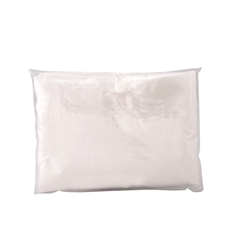 V0826 Disposable Poncho - Clear / Clear Pouch - 12 Pack