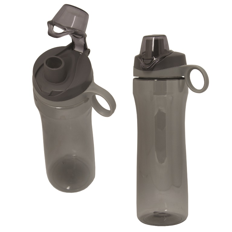 Wb6995 Bench Presser Tritan 750 Ml 25 Oz Water Bottle - Black - 12 Pack