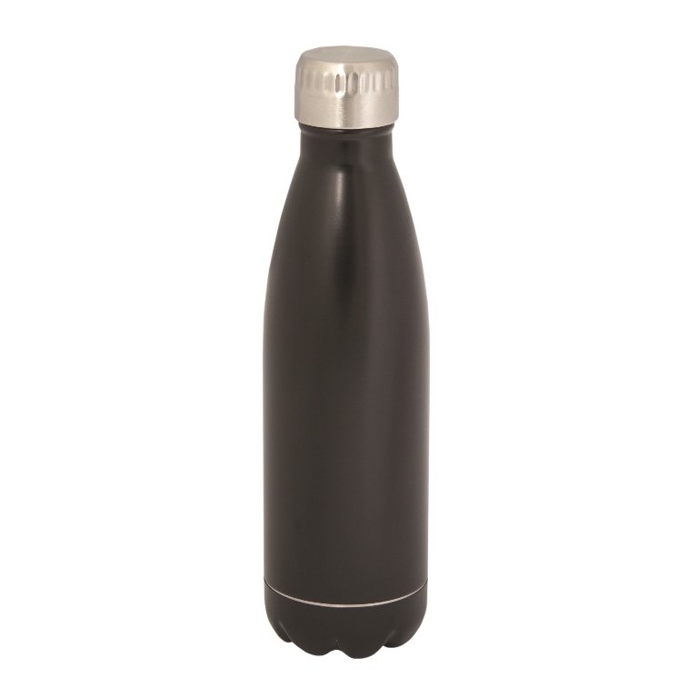 Rockit Bpm 500 Ml 17 Oz Stainless Steel Bottle - Black Matte - 12 Pack