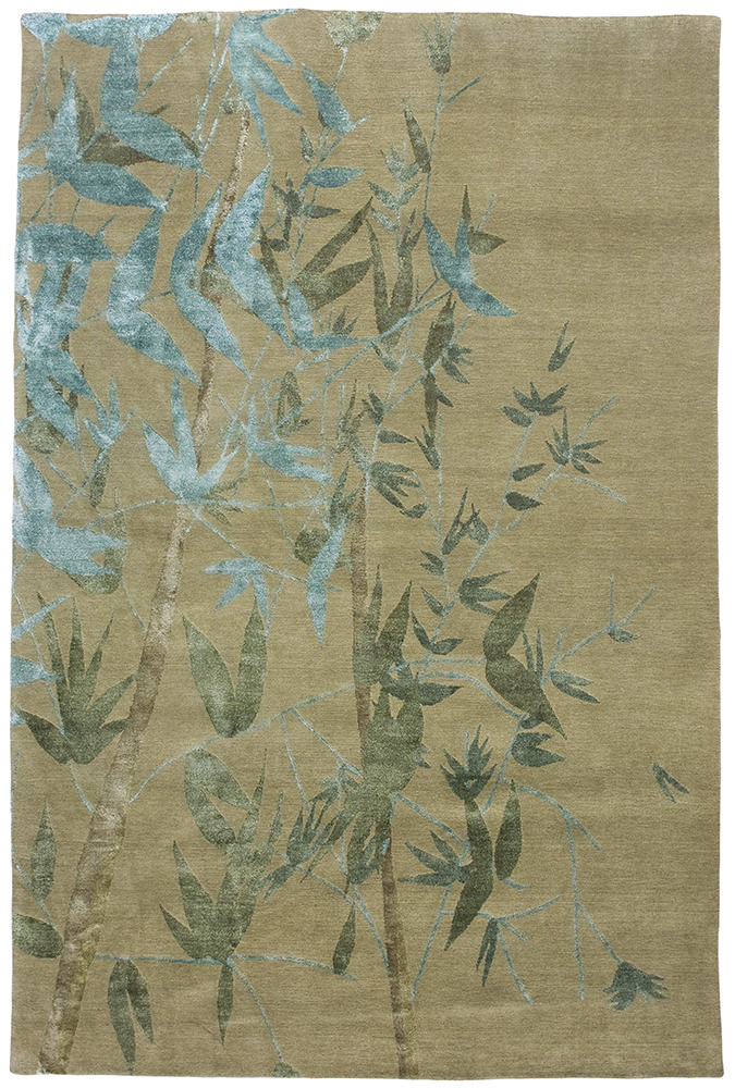 Adaptations Branches Seafoam Area Rug, 6 X 9 Ft.