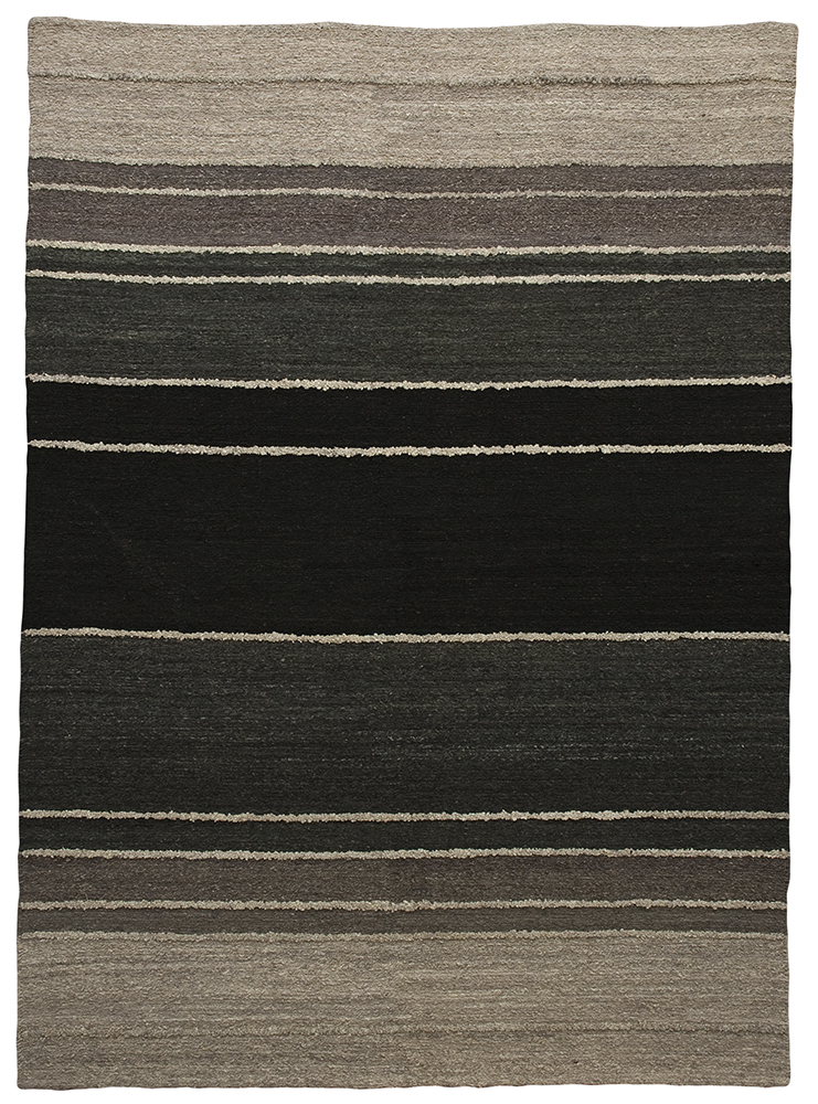 Flatweave Knotted Band Area Rug, 10 X 14 Ft.