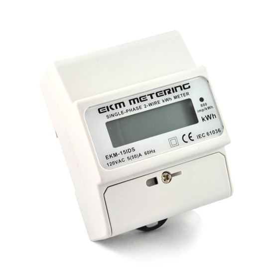 50a, 120v, 2-wire Electric Kwh Meter - 60 Hz