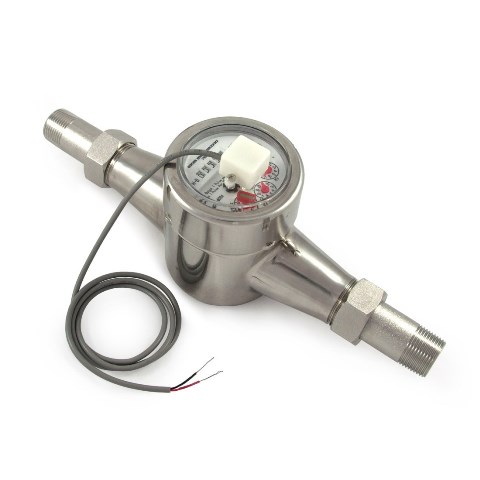 0.75 In. Stainless Steel Water Meter With Pulse Output