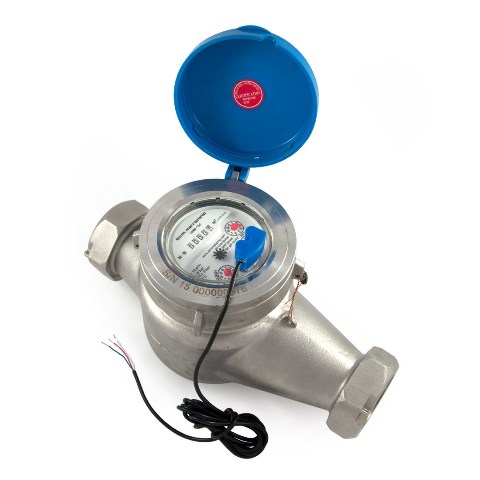 1.5 In. Stainless Steel Water Meter With Pulse Output