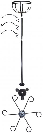 Cghh Container Hummingbird Pole With Basket & Hooks