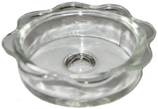 Clfd Replacement Glass Dish Feeder, Clear