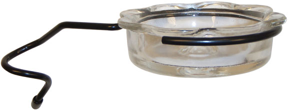 Clfwp Quick Connect Glass Dish Feeder, Clear