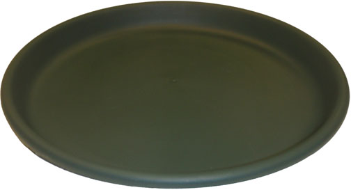 D17gr 17 In. Dia. Bird Bath Plastic Dish, Green