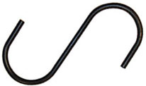 Egh6 6 In. S-hook With 2 In. Opening, Black