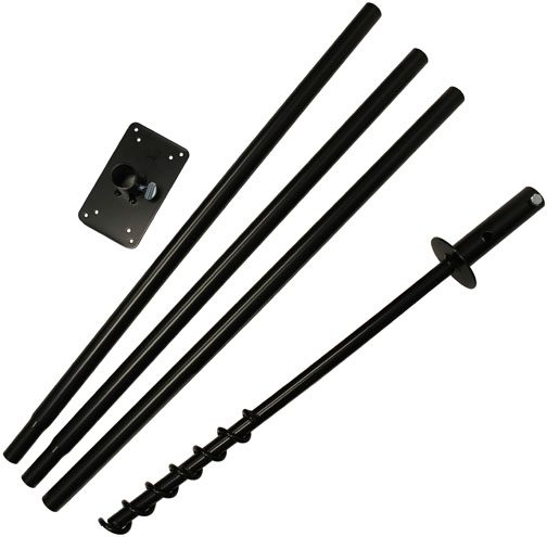 Fp5t Feeder Pole Set With Twist In Ground Socket - 5 Piece