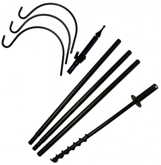 Fp5tx Feeder Pole Set With 3 Hangers - 5 Piece