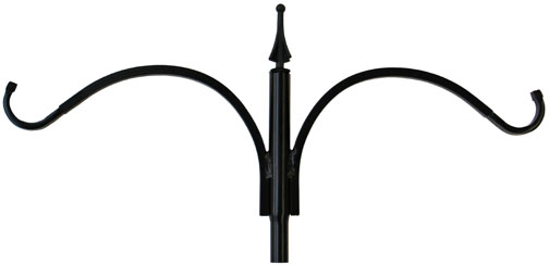 Fpduo 2 Arm Topper - Wrought Iron (pole Sold Separately)