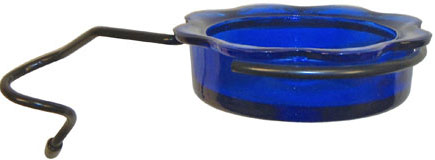 Mwfwp Glass Quick Connect Dish Feeder, Blue