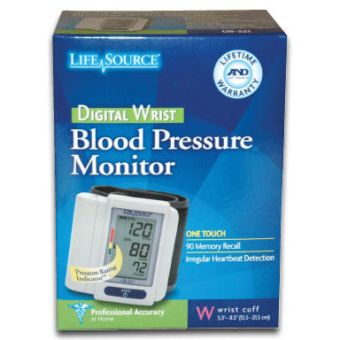 922-10585 Advanced Memory Wrist Blood Pressure Monitor