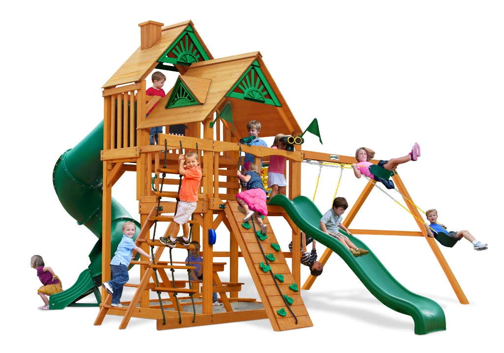 01-0030-ap Great Skye I Swing Set With Amber Posts