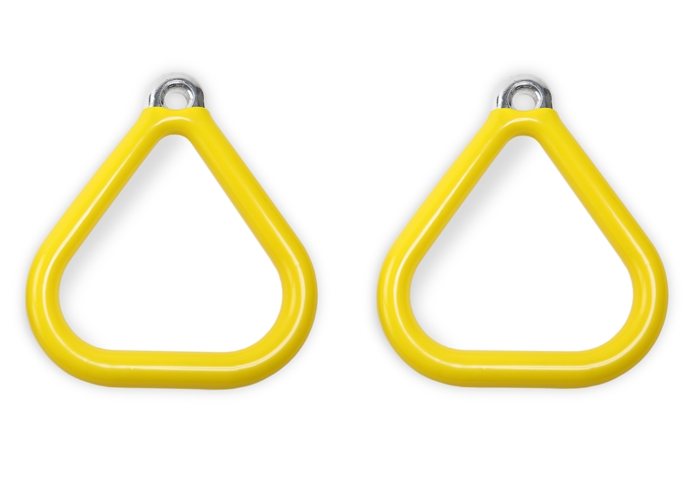 07-0007-aluminum-y Aluminum Trapeze Rings Pair - Yellow