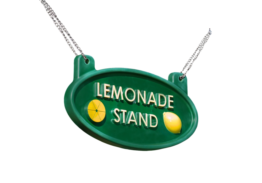 07-0024 6 X 11.5 X 1 In. Lemonade Sign