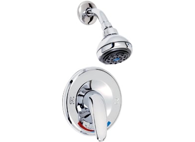 4112cp 7.88 X 8.38 X 7.06 In. Shower Faucet With 1 Handle, Polished Chrome