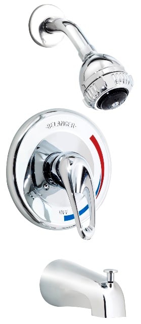 4790cp 7.88 X 8.38 X 7.13 In. Bathtub & Shower Faucet With 1 Handle, Polished Chrome