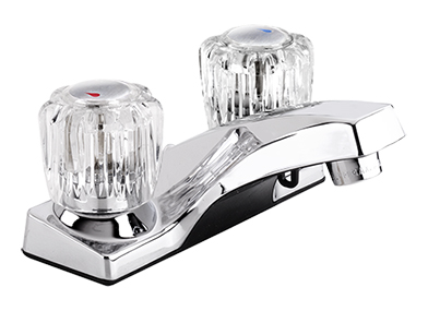 6.3 X 7.48 X 4.96 In. Bathroom Sink Faucet With 2 Handles & 4 In. Centerset, Polished Chrome